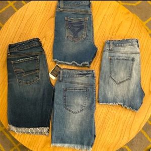 Juniors denim shorts